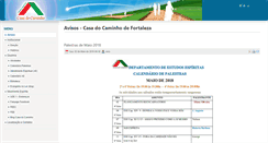 Desktop Screenshot of casadocaminho.net.br